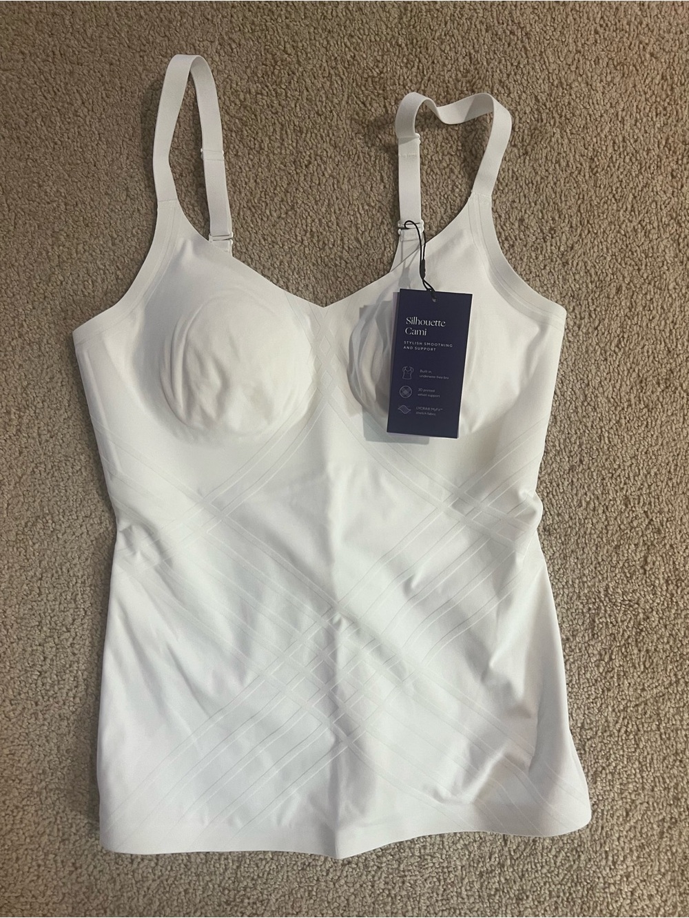 Honeylove Silhouette Camisole - White
